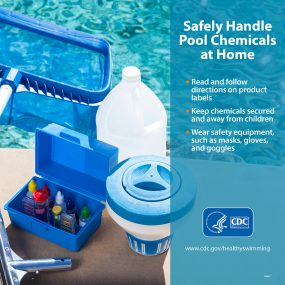 Safely handle pool chemicals at home - facebook version
