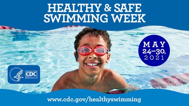 Healthy and Safe Swimming Week Facebook image