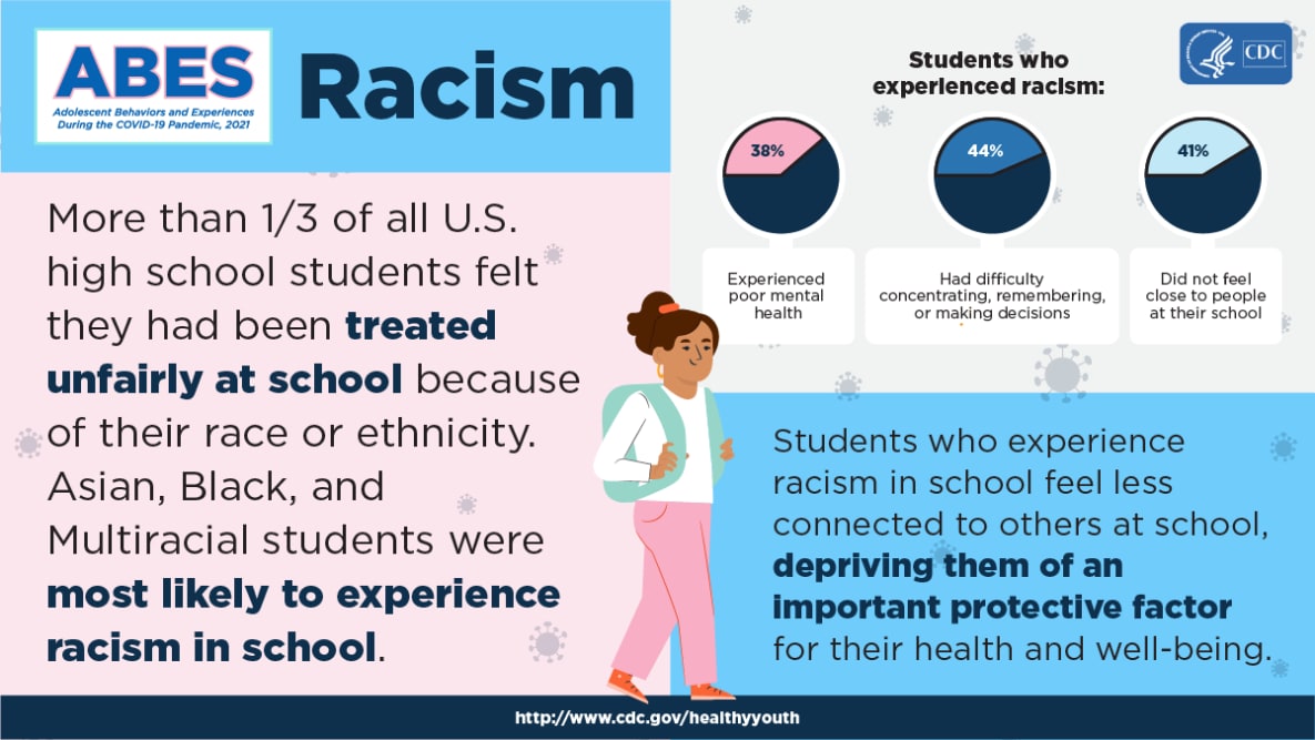 DASH ABES Social Racism infographic