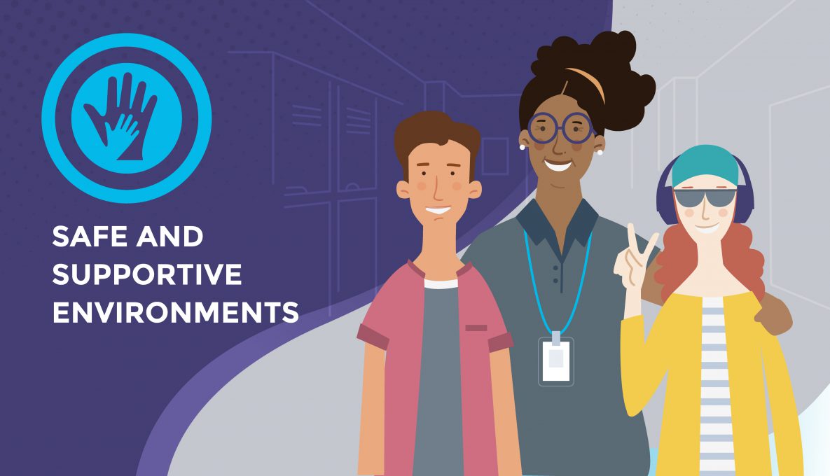 Did you know that students who feel safe and connected at school are generally healthier and have better academic performance? Find out what we’re doing to build safe and supportive environments for all students 