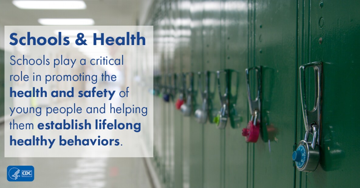 Schools play a critical role in promoting the health and saftey of young people and helping them establish lifelong healthy behaviors.