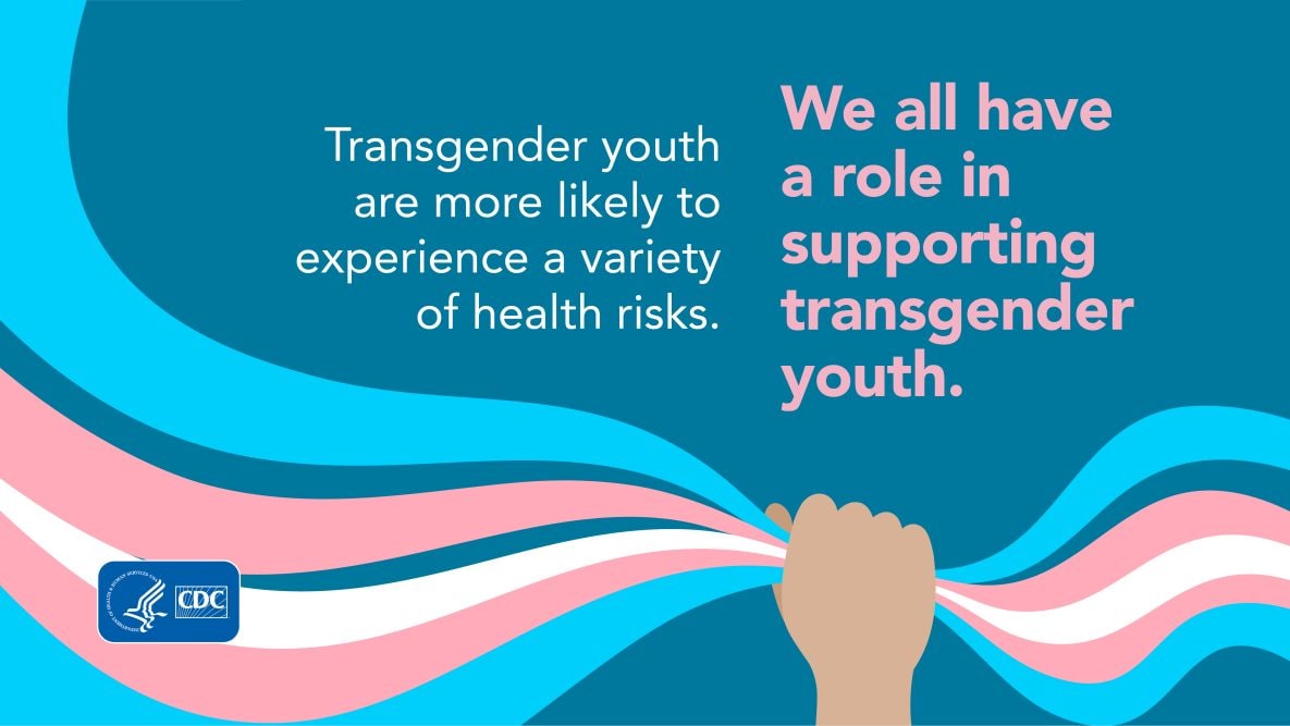 CDC DASH Transgender Youth infographic