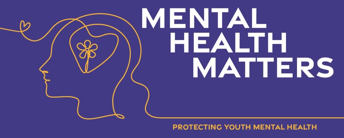 Mental Health banner for decoration