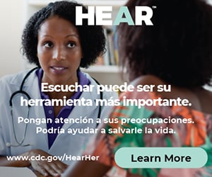 Campaña Hear Her: Escuchar puede ser su herramienta más importante. Presten atención, podría ayudar a salvar una vida.