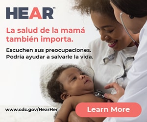 Campaña Hear Her: La salud de la mamá también importa.