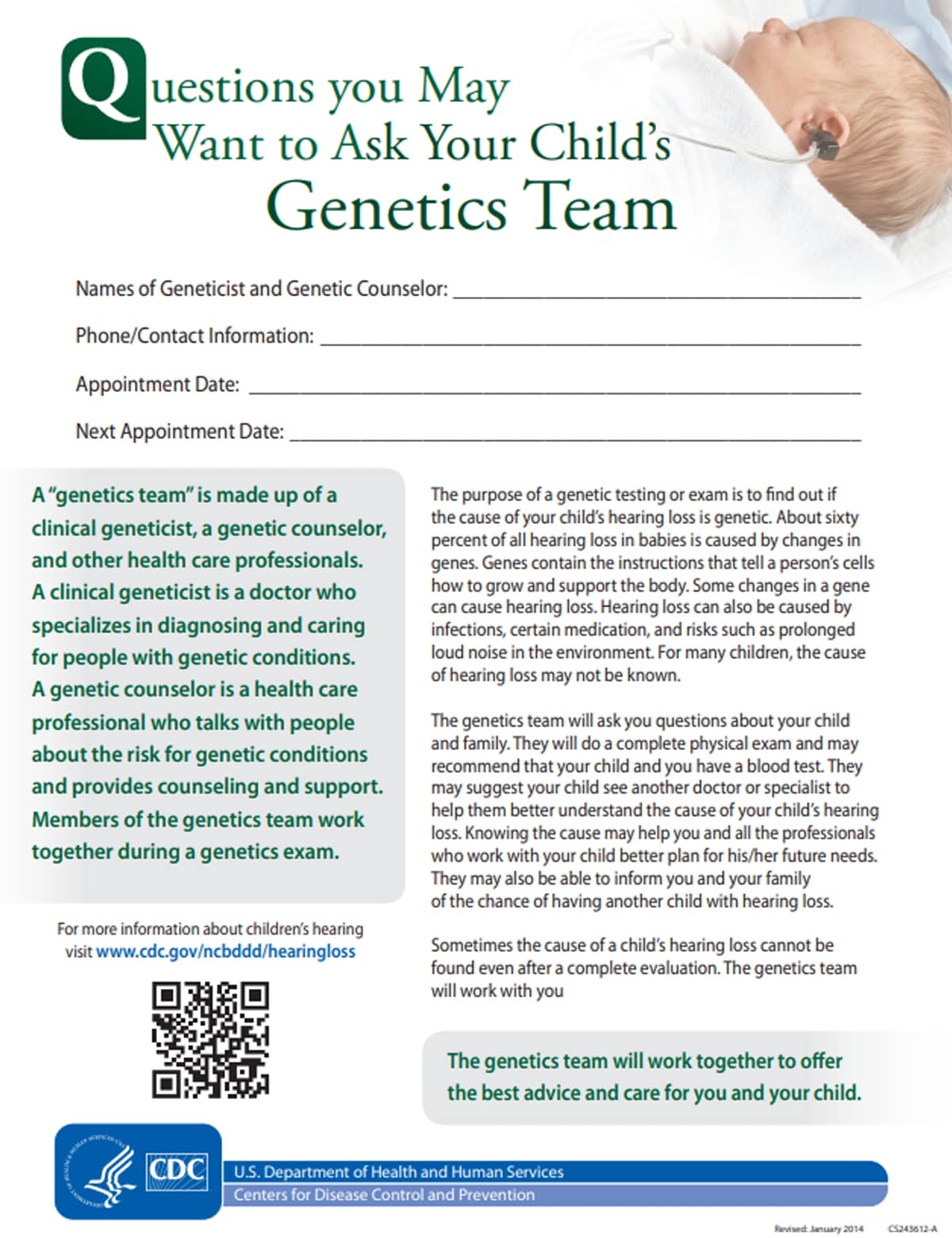 PDF Preview Question you may want to ask your child's genetics team