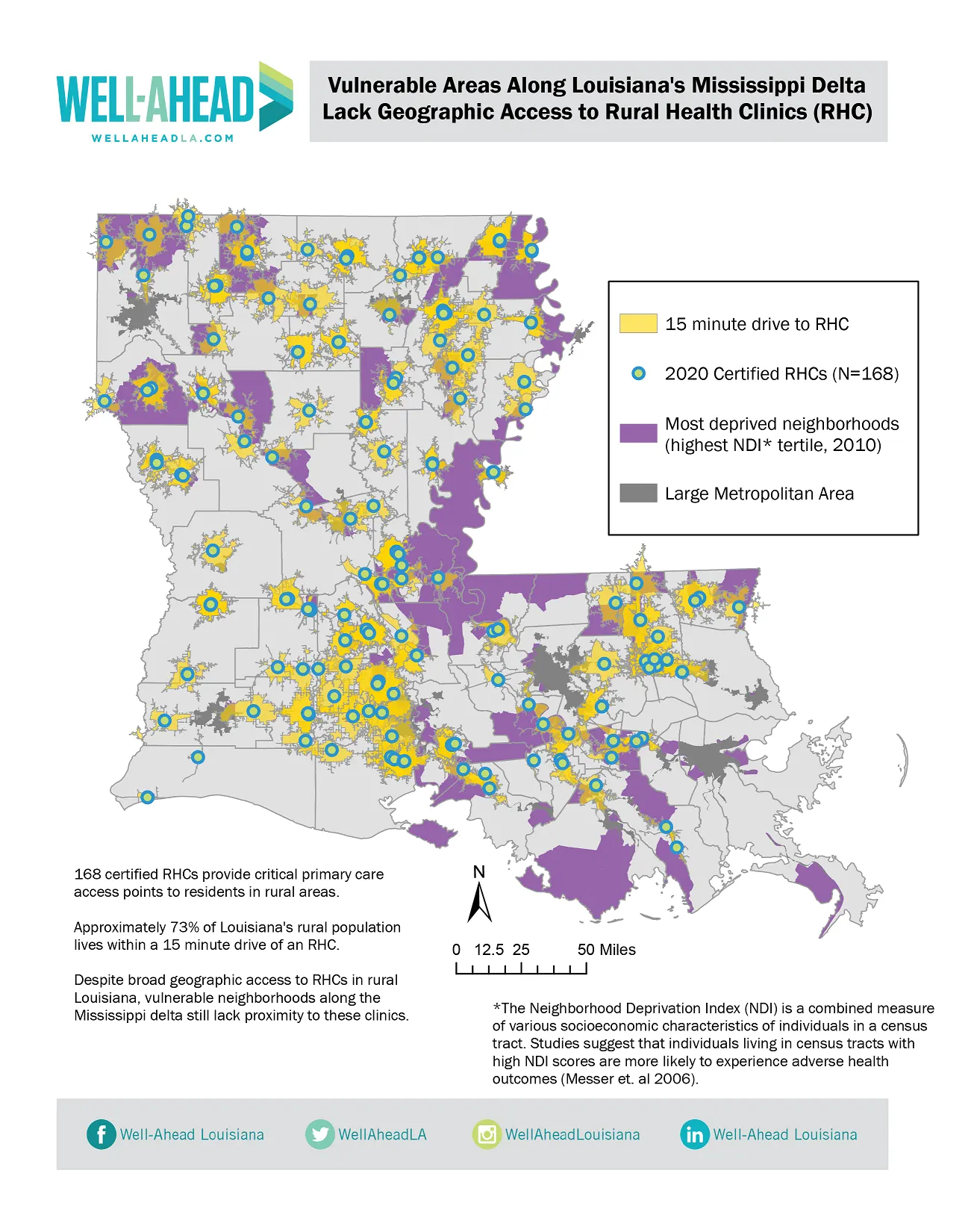 Ldh Rural Map Vulnerable Areas Along Louisiana's Mississippi Delta Lack Geographic ...