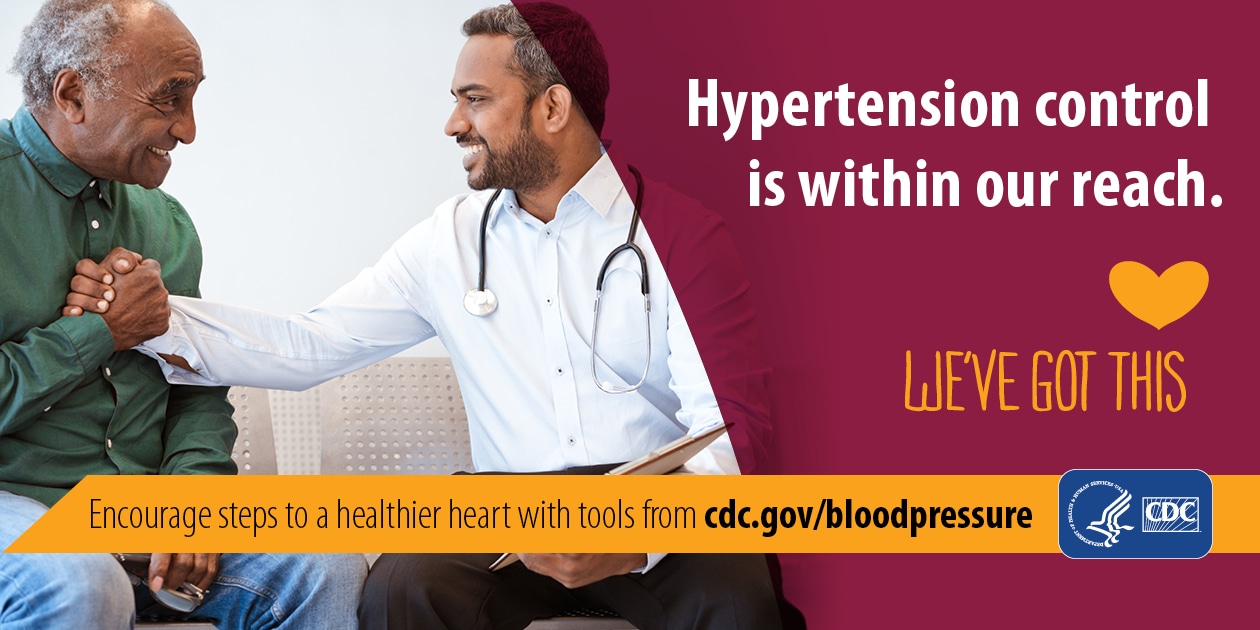 Hypertension control is within our reach. We've got this!