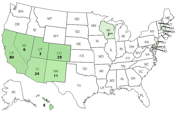 Persons infected with Hepatitis A virus, by State