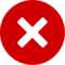 X on red, indicating 'Not met—no change or moved away from annual target'