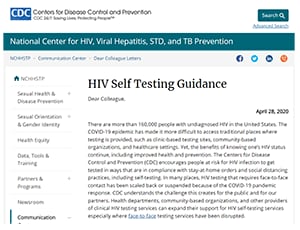 Auto test VIH - Dépistage sida : prévention MST, HIV