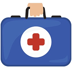 Icon of doctor's bag