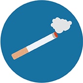 icon of a smoking cigarette