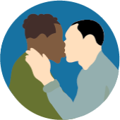 icon of open mouth kissing
