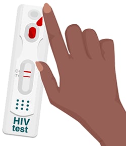 icon of a mail-in HIV test