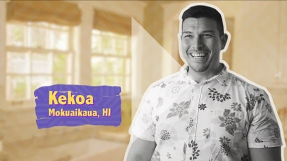 A video of Kekoa, a native Hawaiian man, discussing HIV testing.
