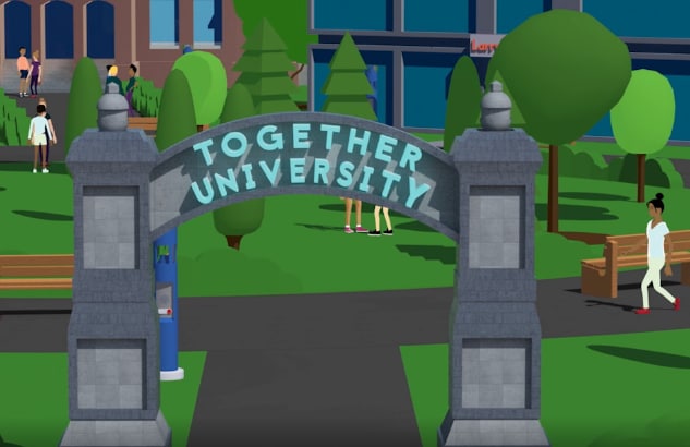 Together University video screen shot
