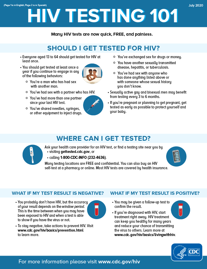HIV 101 factsheet
