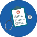 icon of a medical chart
