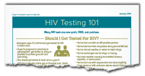 HIV Testing 101 torn thumbnail image