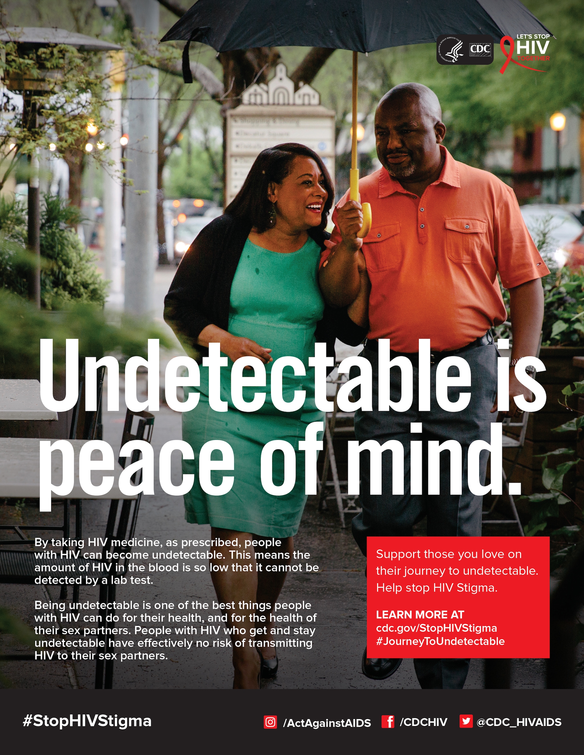 Undetectable is Peace of Mind