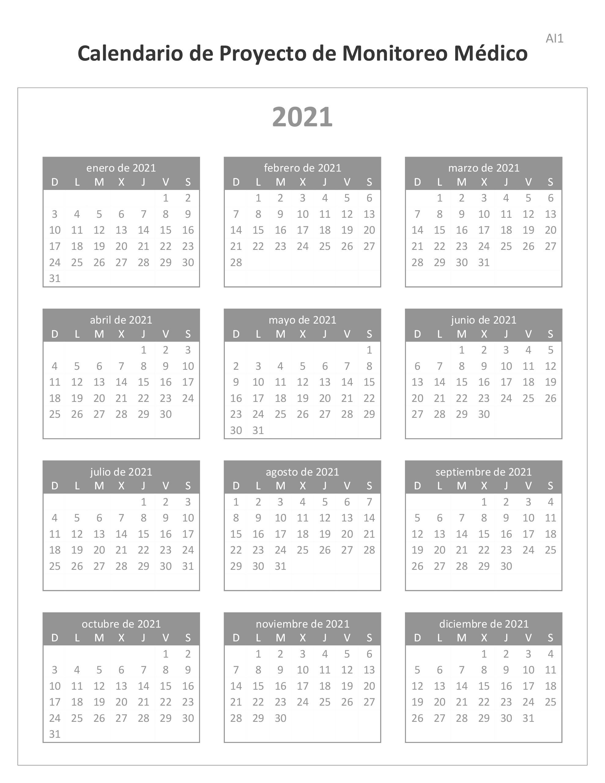 MMP calendar Spanish 2021