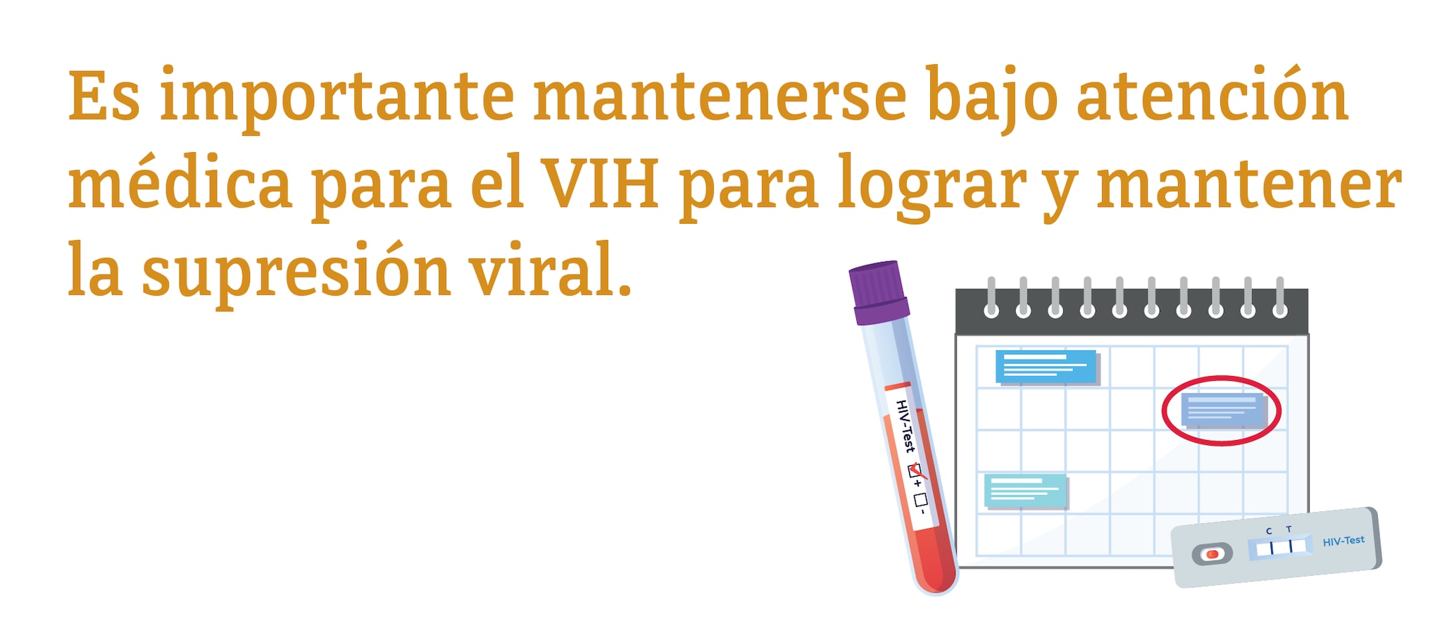 Es importante mantenerse bajo atención médica para el VIH para lograr y mantener la supresión viral.