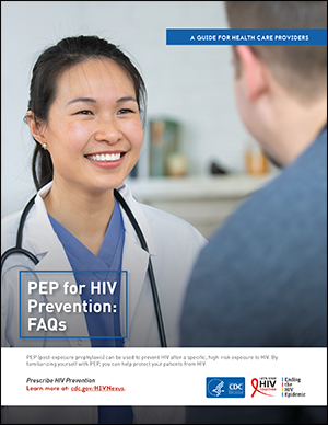 PEP for HIV Prevention: FAQs (Brochure Thumbnail)