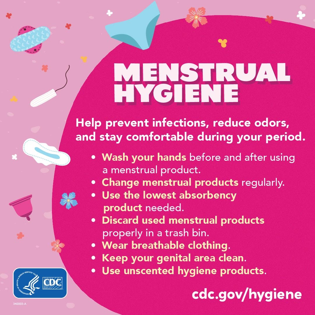 Menstrual Hygiene Water Sanitation And Environmentally Related Hygiene Cdc