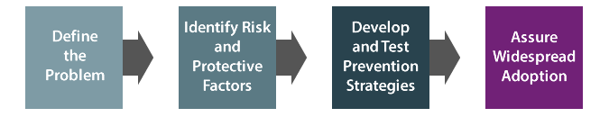 4 basic steps: Define the problem, identify risk, develop & test  strategies, assure widespread adoption