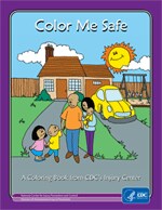 Image: Color Me Safe coloring book cover