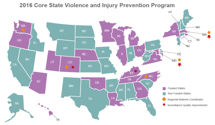 2016 Core State Violence and Injury Prevention Program