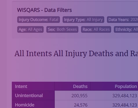WISQARS Fatal Injury Reports