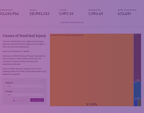 Nonfatal Injury Data Nonfatal Injury Tile