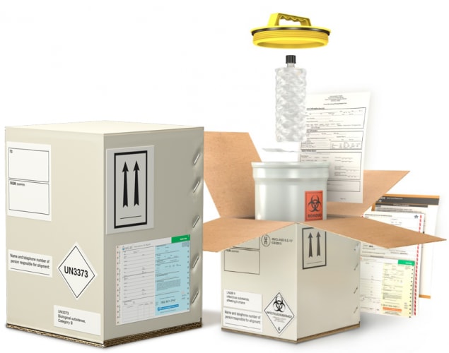 Packages used for shipping infectious materials 