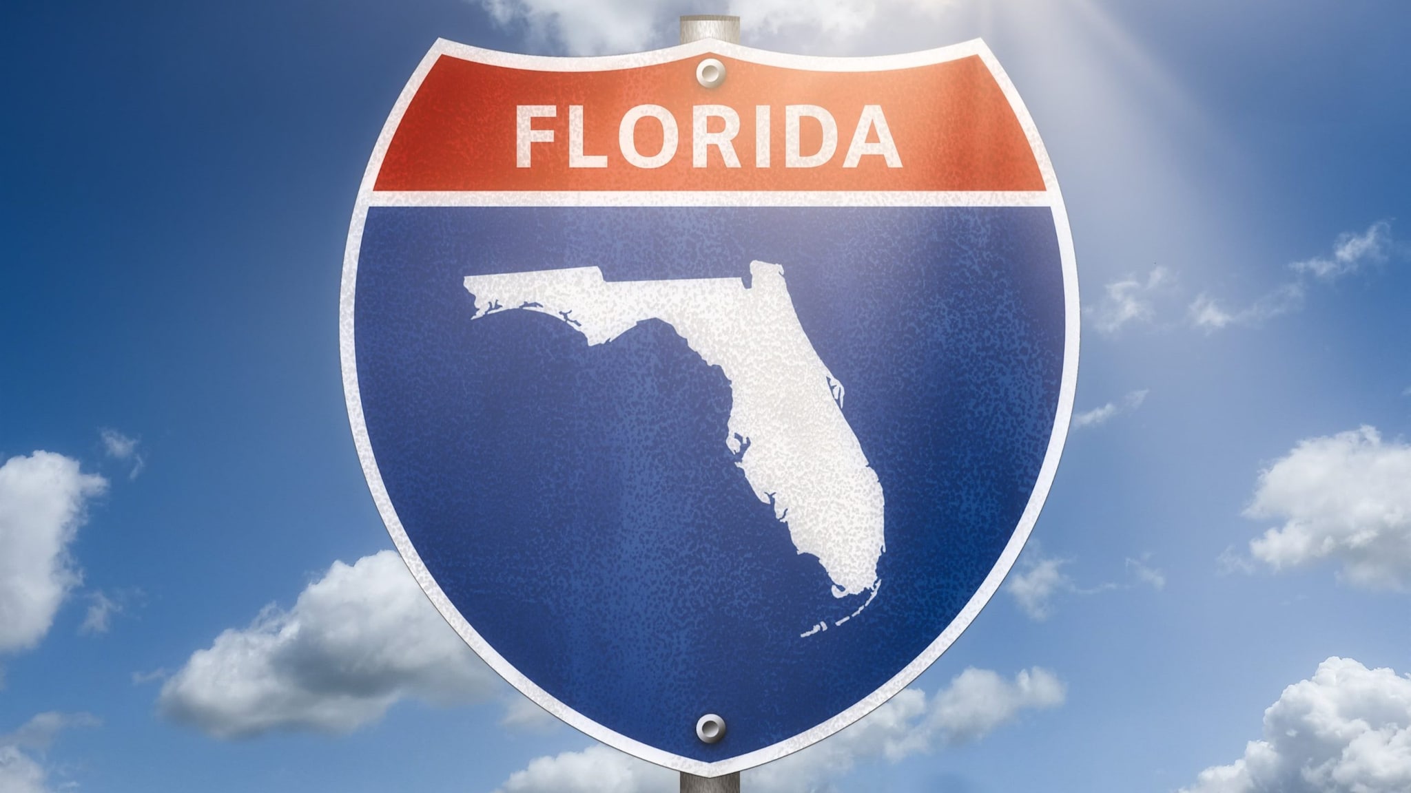 Florida state roadside sign