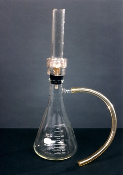 Figure 1. Nucleopore filter funnel assembly for concentrating water samples.