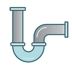 Illustration of a water pipe