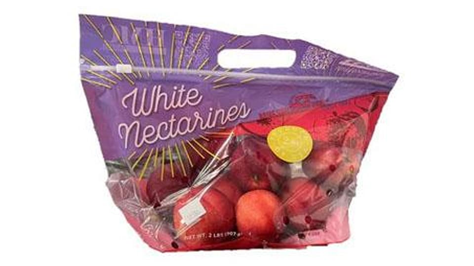 One of the recalled bagged nectarines