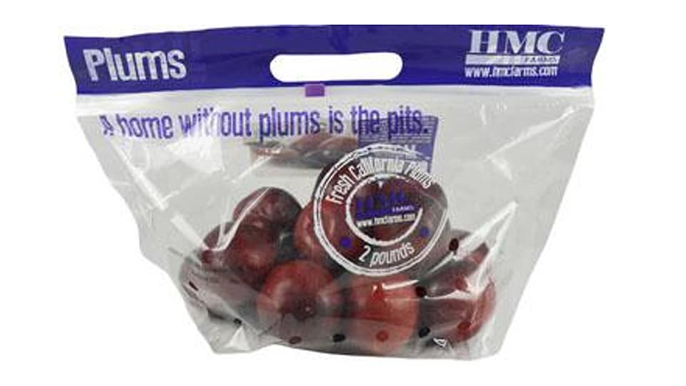 One of the recalled bagged plums