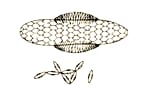 Top: Anopheles Egg; note the lateral floats. Bottom: Anopheles eggs are laid singly