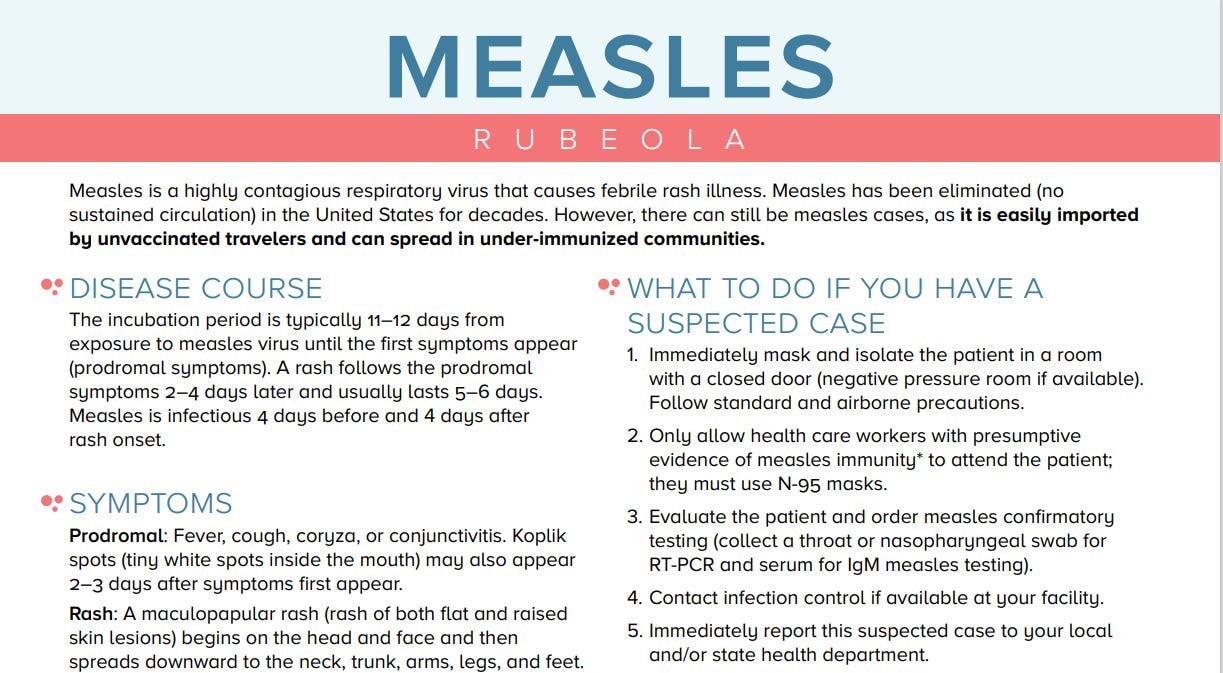 Measles clinical fact sheet thumbnail