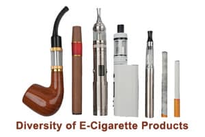 diversity of e-cigarette products