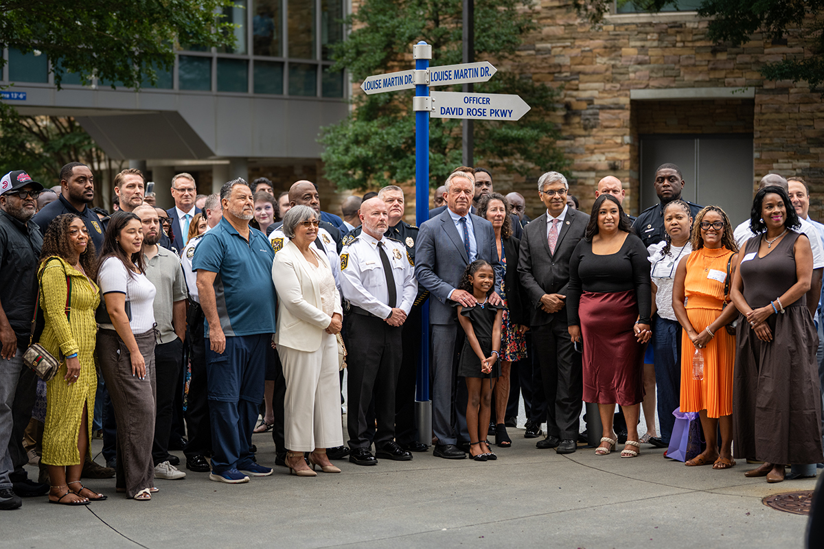 HHS Secretary Robert F. Kennedy Jr. at David Rose memorial