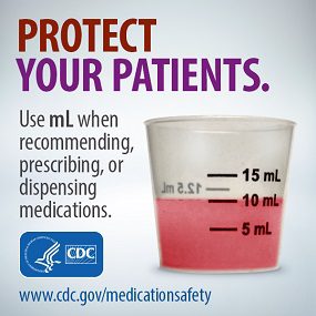 Protect Your Patients. Use mL when recommending or prescribing medications.