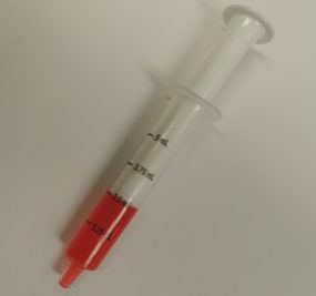 syringe filled with medicine