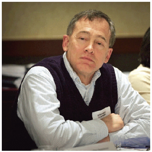 Dr. Thacker in 2005, leading the Symposium on Diversity, Leadership Development, and Succession Planning.