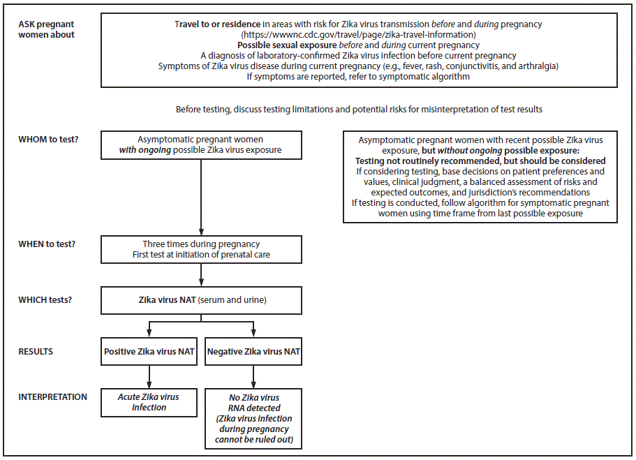 Zika Testing Algorithm Update: Interim Guidance for Health Care Providers Caring for Pregnant ...
