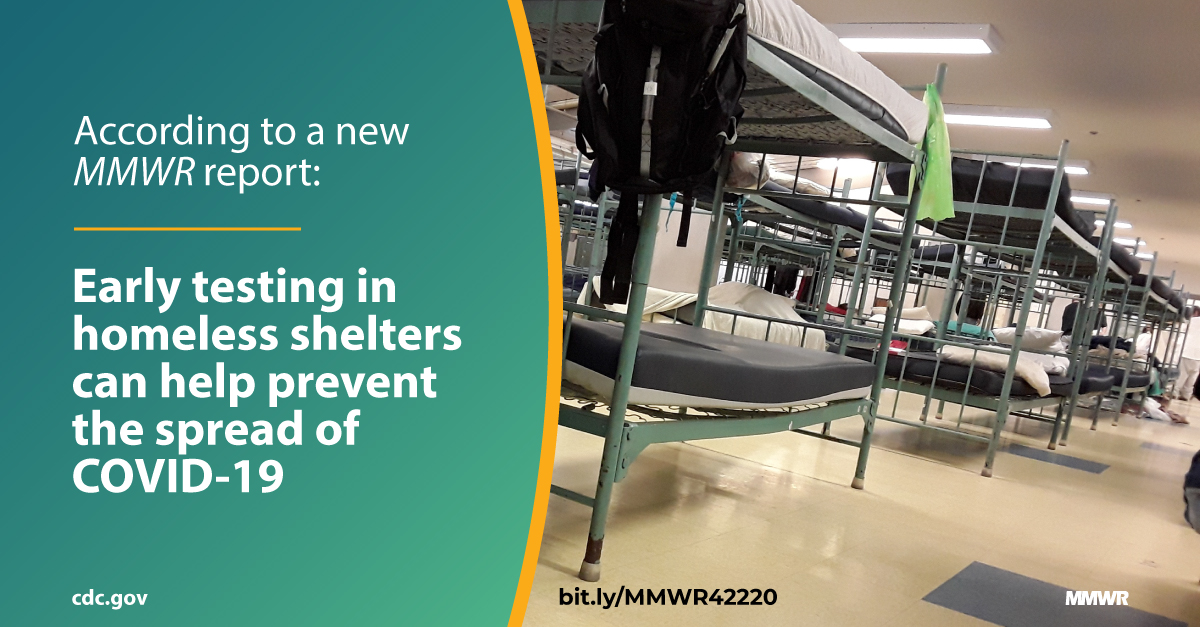 Assessment Of Sars Cov 2 Infection Prevalence In Homeless Shelters Four U S Cities March 27 April 15 Mmwr