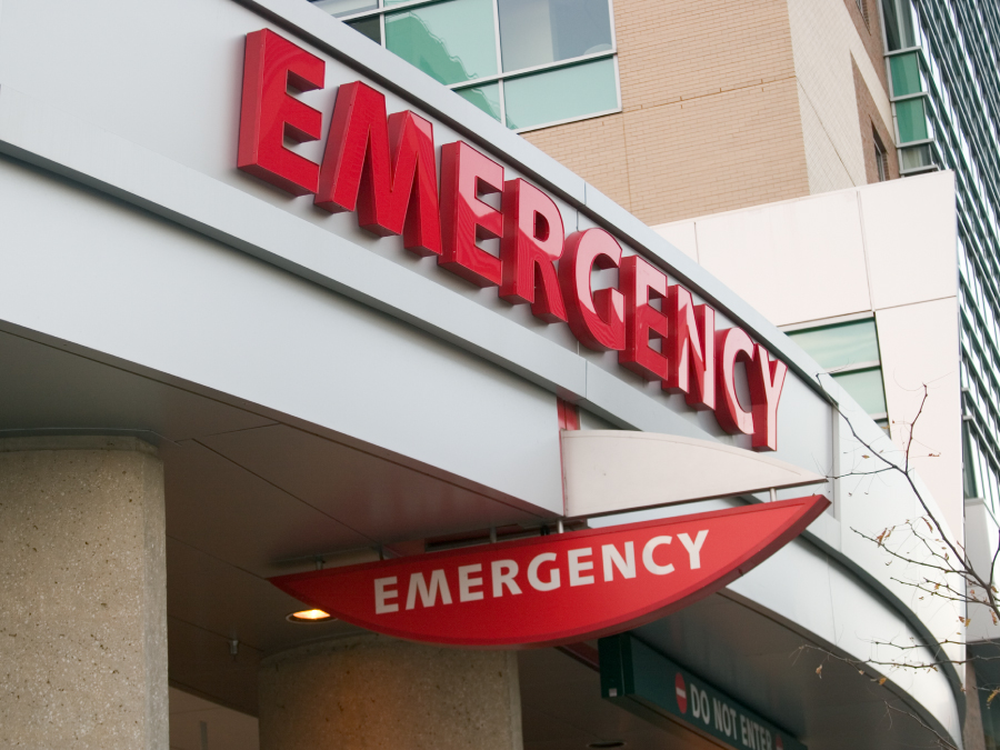 Trends in U.S. Emergency Department Visits Related to Suspected or Confirmed Child Abuse and Neglect Among Children and Adolescents Aged less than 18 Years Before and During the COVID-19 Pandemic — United States, January 2019–September 2020 The figure is a photo of an emergency department sign.